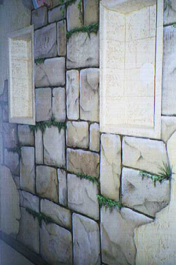 Faux Stone Walls