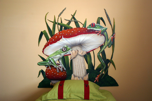 Giant Frog Headboard