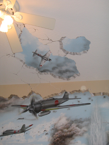 pearl harbor mural break away