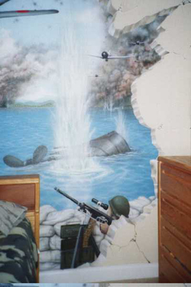 pearl harbor submarine Mural