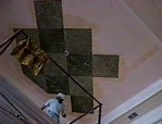 faux marble tile installation