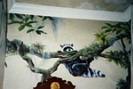 Swingin Racoon mural