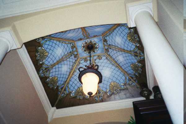 stain glass ceiling